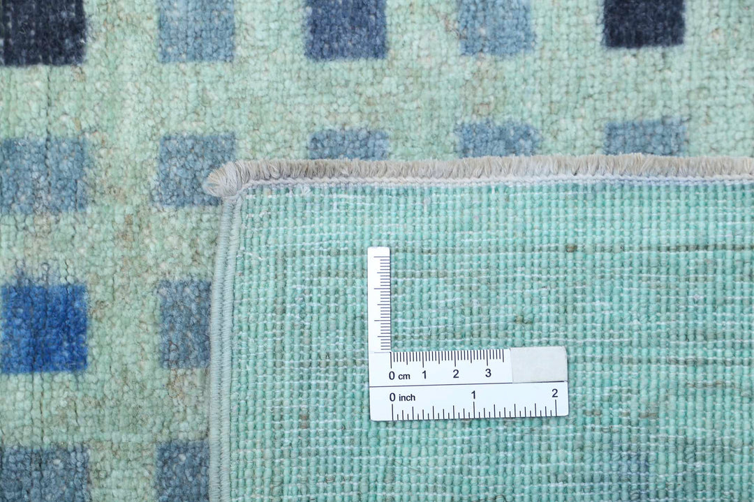 Hand Knotted Modern Overdye Wool Rug 3' 2" x 4' 11" - No. AT24947