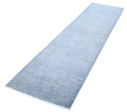 Hand Knotted Overdye Wool Rug 2' 7" x 10' 5" - No. AT65918