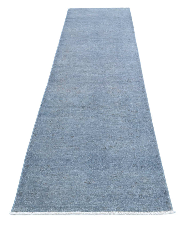 Hand Knotted Overdye Wool Rug 2' 7" x 10' 5" - No. AT65918