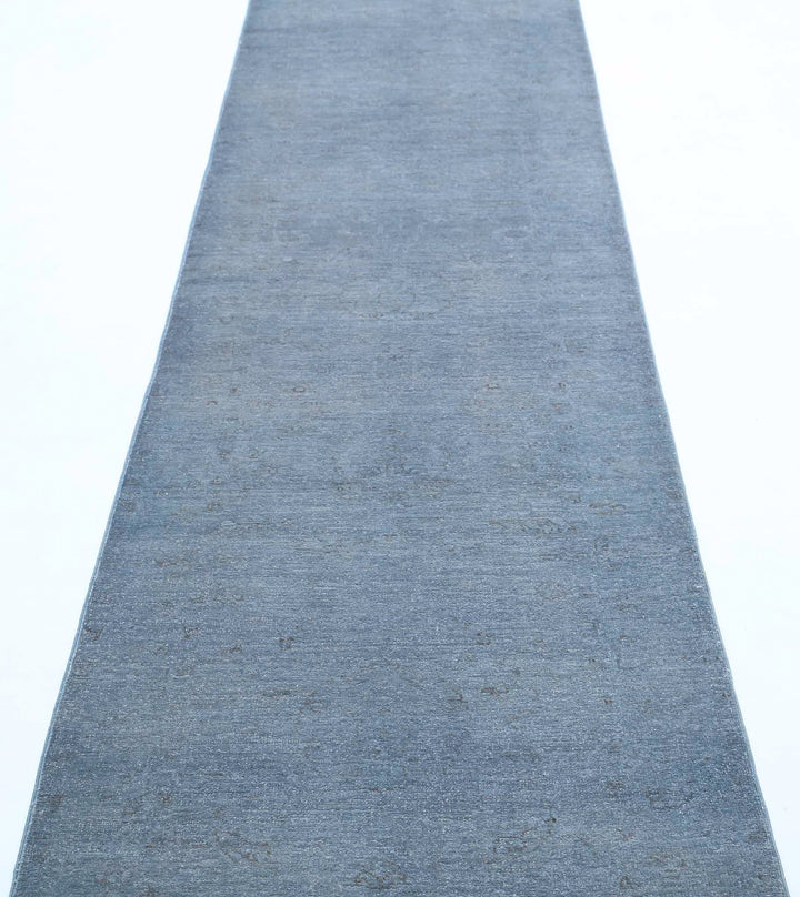 Hand Knotted Overdye Wool Rug 2' 7" x 10' 5" - No. AT65918