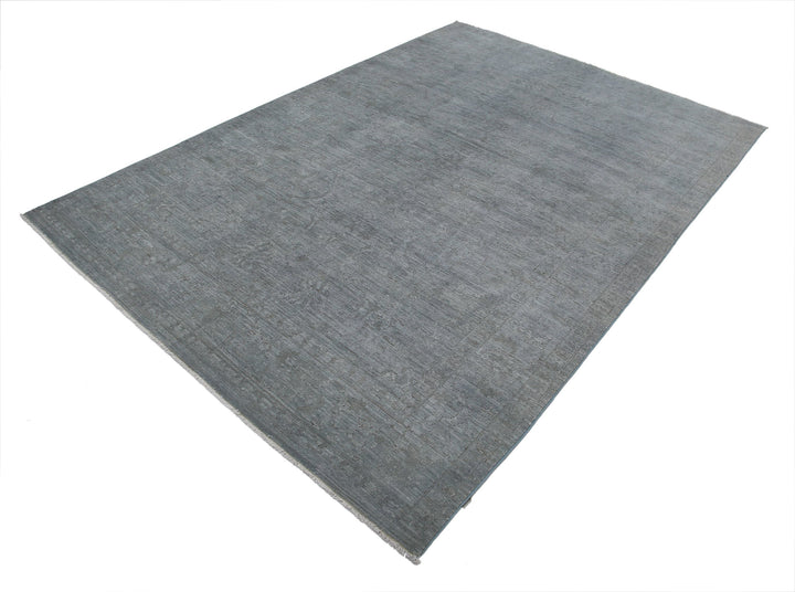 Hand Knotted Overdye Wool Rug 6' 2" x 8' 10" - No. AT88480