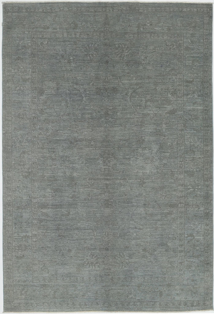 Hand Knotted Overdye Wool Rug 6' 2" x 8' 10" - No. AT88480