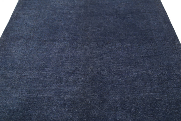 Hand Knotted Overdye Wool Rug 6' 4" x 9' 1" - No. AT47077