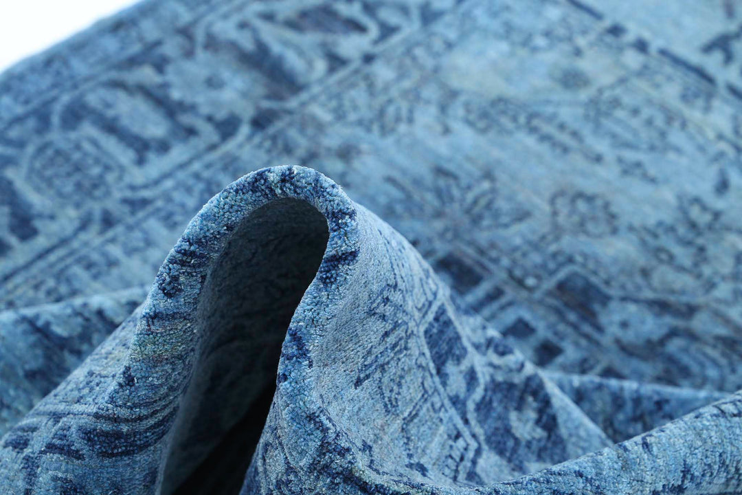 Hand Knotted Overdye Wool Rug 4' 1" x 4' 4" - No. AT70848