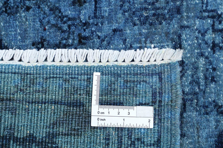 Hand Knotted Overdye Wool Rug 4' 1" x 4' 4" - No. AT70848