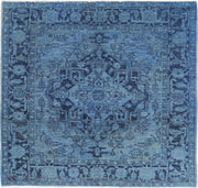 Hand Knotted Overdye Wool Rug 4' 1" x 4' 4" - No. AT70848