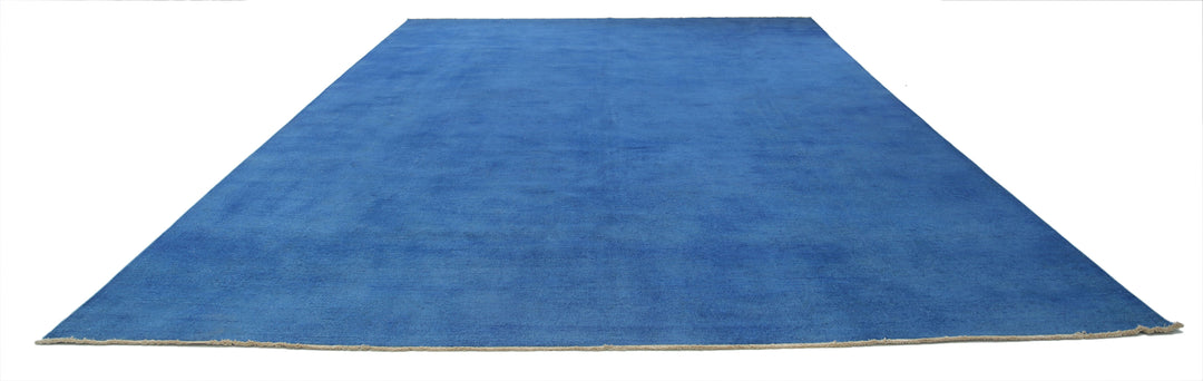 Hand Knotted Overdye Wool Rug 11' 7" x 16' 0" - No. AT72371