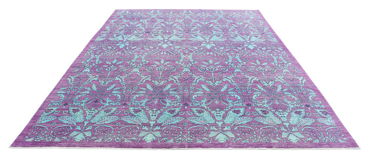 Hand Knotted Fine Artemix Wool Rug 8' 9" x 11' 7" - No. AT54647