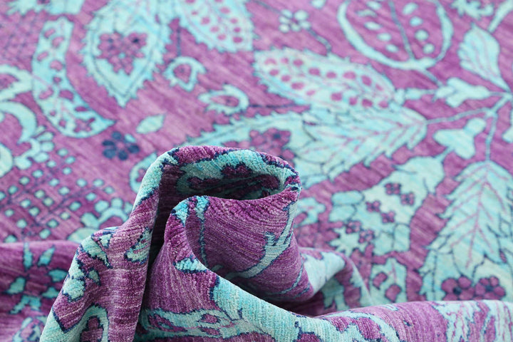 Hand Knotted Fine Artemix Wool Rug 8' 9" x 11' 7" - No. AT54647