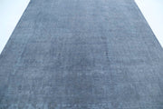 Hand Knotted Fine Overdye Wool Rug 8' 1" x 9' 5" - No. AT15813