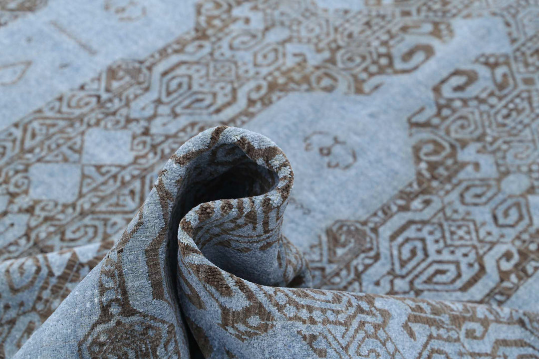 Hand Knotted Fine Artemix Wool Rug 8' 6" x 11' 2" - No. AT55897