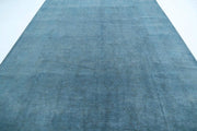 Hand Knotted Fine Overdye Wool Rug 9' 0" x 11' 11" - No. AT12423