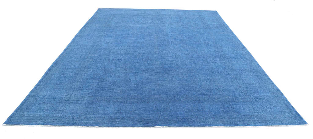 Hand Knotted Fine Overdye Wool Rug 9' 8" x 13' 7" - No. AT80437