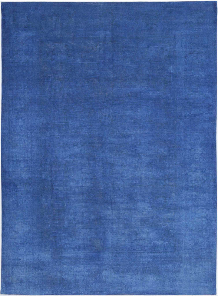 Hand Knotted Fine Overdye Wool Rug 9' 7" x 13' 6" - No. AT32872