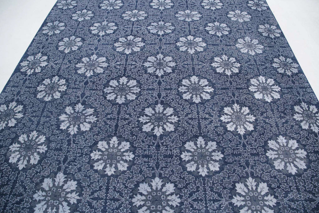 Hand Knotted Fine Artemix Wool & Cotton Rug 7' 9" x 9' 11" - No. AT56738