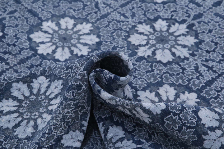 Hand Knotted Fine Artemix Wool & Cotton Rug 7' 9" x 9' 11" - No. AT56738