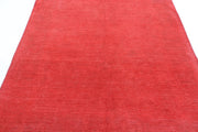 Hand Knotted Overdye Wool Rug 4' 8" x 6' 6" - No. AT86092