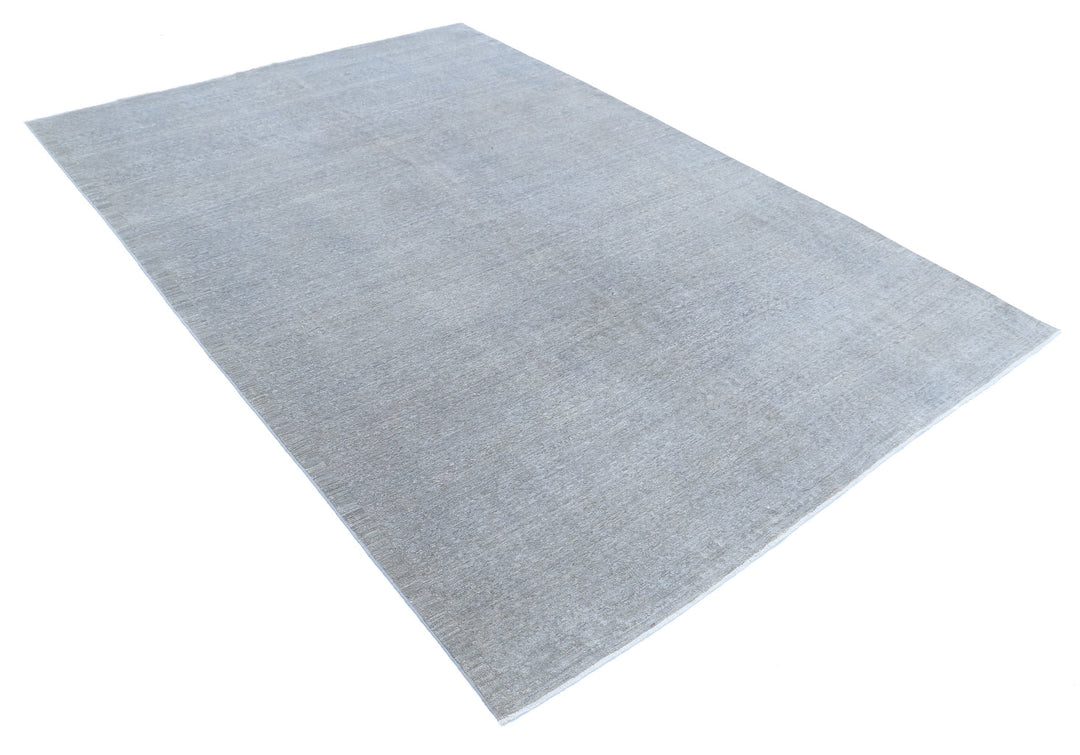 Hand Knotted Overdye Wool Rug 6' 0" x 8' 11" - No. AT44796