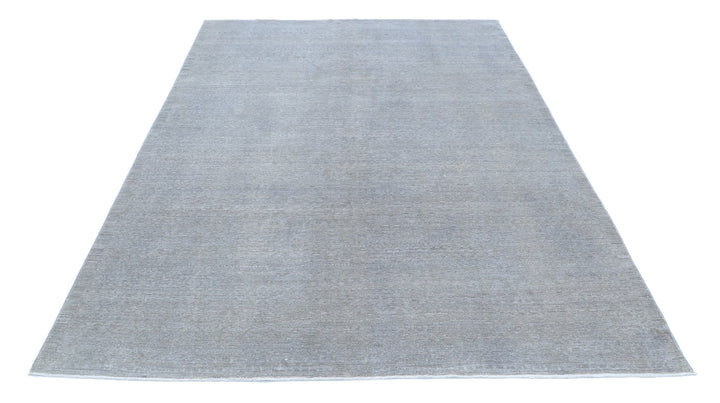 Hand Knotted Overdye Wool Rug 6' 0" x 8' 11" - No. AT44796
