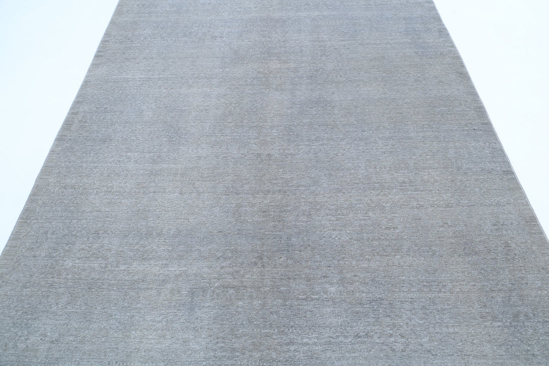 Hand Knotted Overdye Wool Rug 6' 0" x 8' 11" - No. AT44796