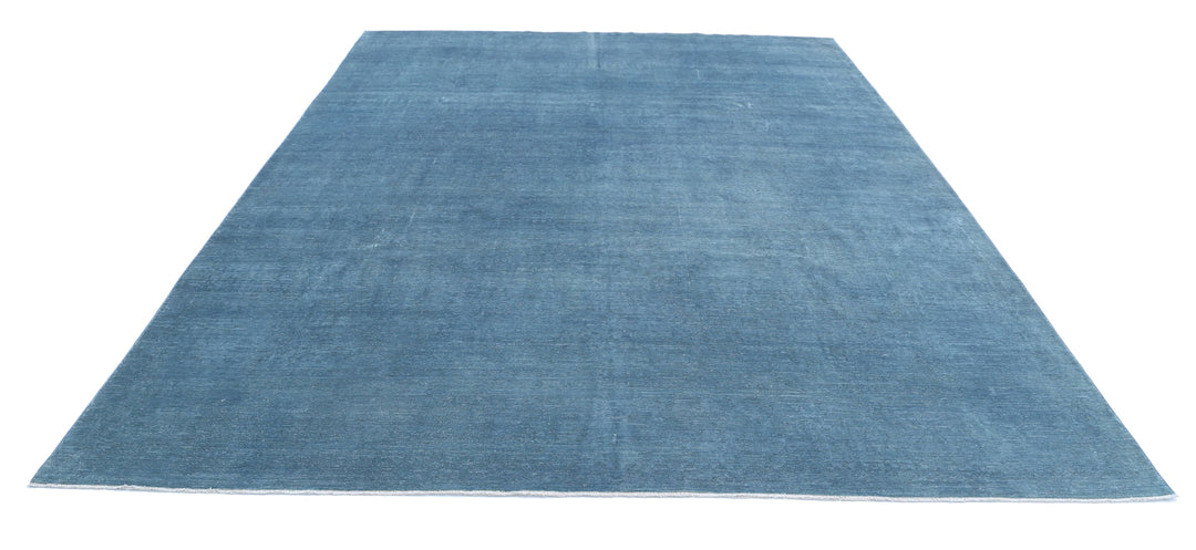 Hand Knotted Overdye Wool Rug 9' 0" x 12' 1" - No. AT31954