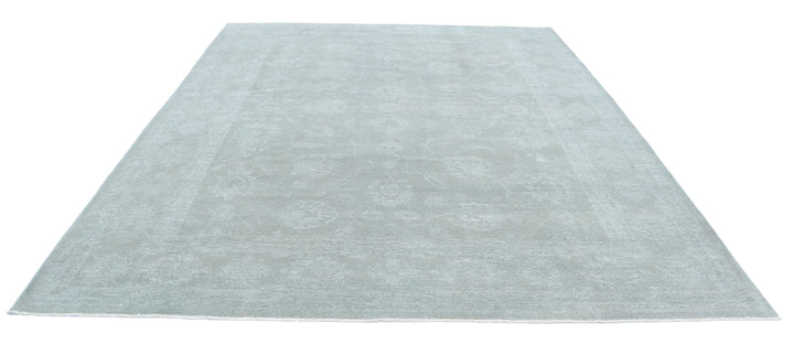 Hand Knotted Overdye Wool Rug 9' 1" x 11' 4" - No. AT42201