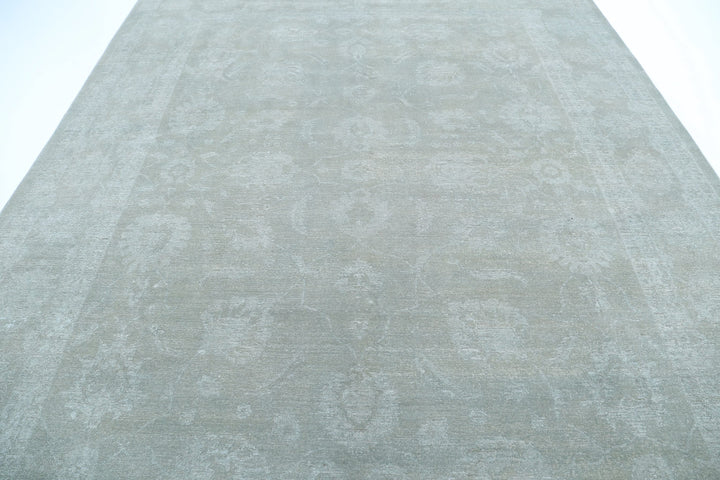 Hand Knotted Overdye Wool Rug 9' 1" x 11' 4" - No. AT42201