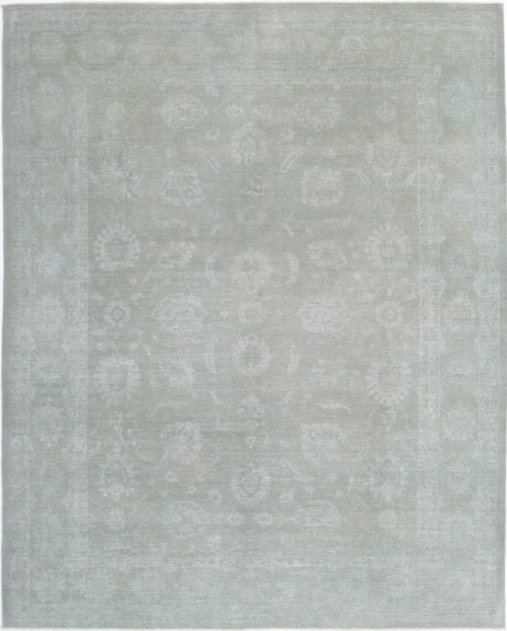 Hand Knotted Overdye Wool Rug 9' 1" x 11' 4" - No. AT42201