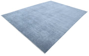 Hand Knotted Overdye Wool Rug 8' 8" x 11' 7" - No. AT69202