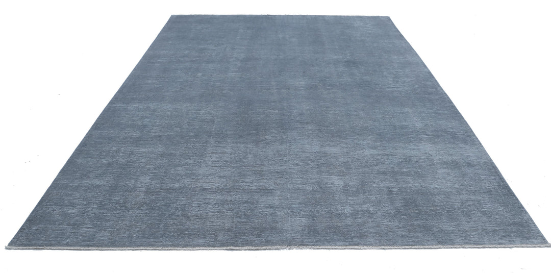 Hand Knotted Overdye Wool Rug 8' 8" x 11' 7" - No. AT69202