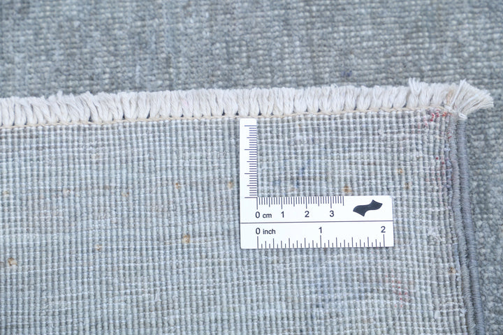 Hand Knotted Overdye Wool Rug 3' 2" x 10' 7" - No. AT89246