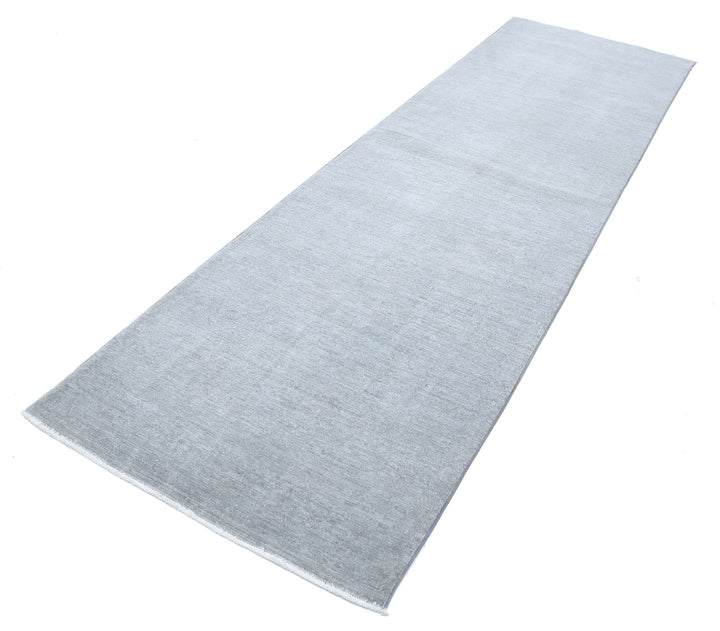 Hand Knotted Overdye Wool Rug 3' 2" x 10' 7" - No. AT89246