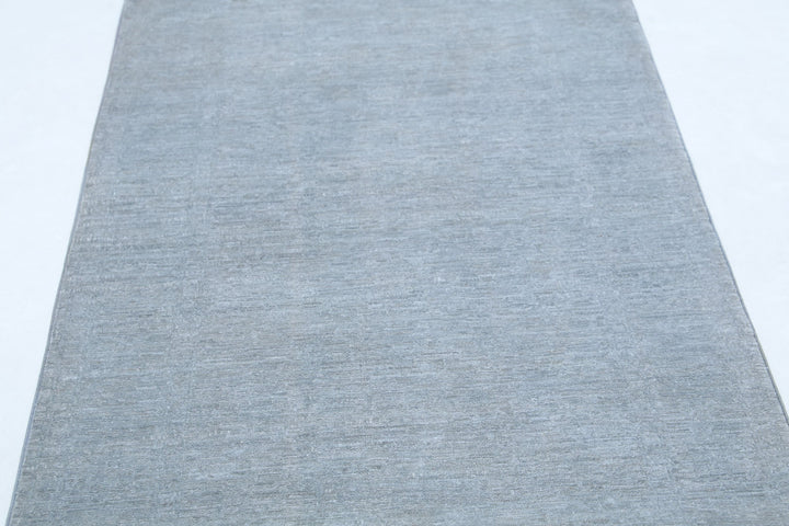 Hand Knotted Overdye Wool Rug 3' 2" x 10' 7" - No. AT89246