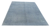 Hand Knotted Overdye Wool Rug 6' 0" x 7' 10" - No. AT68040