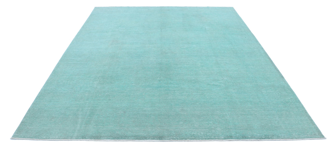 Hand Knotted Overdye Wool Rug 8' 0" x 9' 11" - No. AT55977