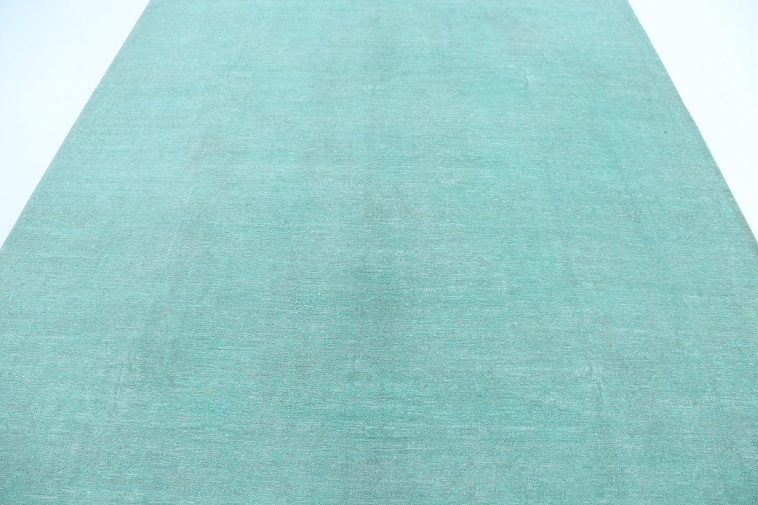 Hand Knotted Overdye Wool Rug 8' 0" x 9' 11" - No. AT55977