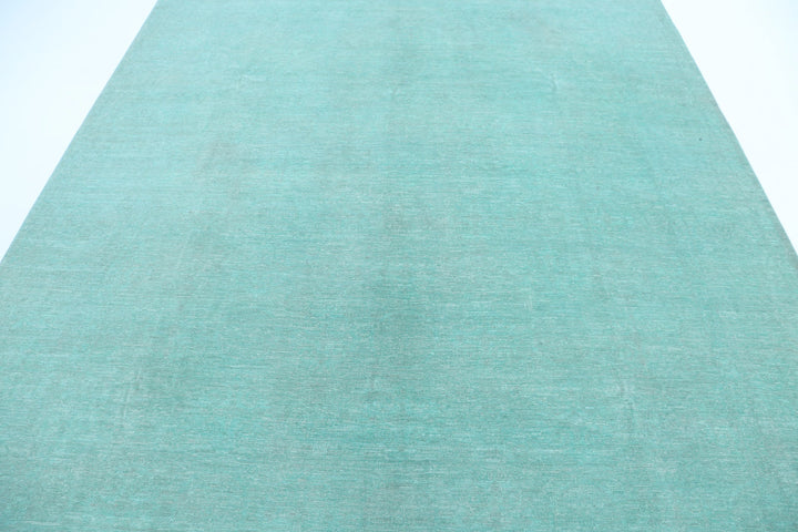 Hand Knotted Overdye Wool Rug 8' 0" x 9' 11" - No. AT55977