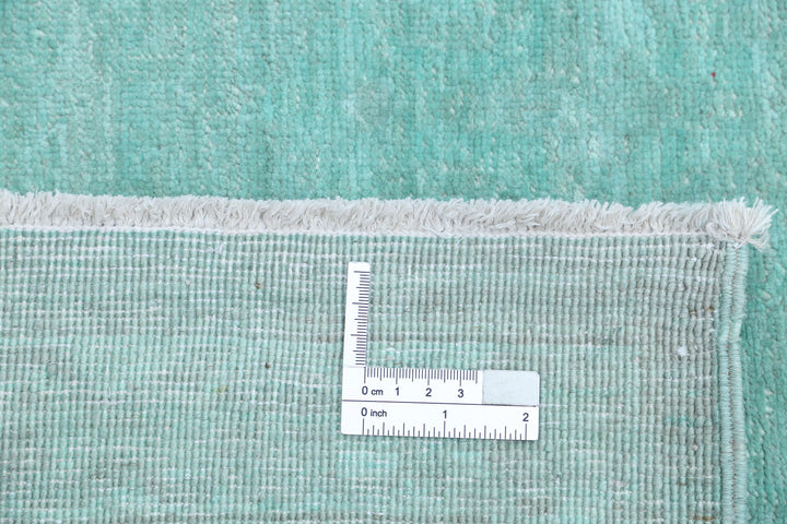 Hand Knotted Overdye Wool Rug 8' 0" x 9' 11" - No. AT55977