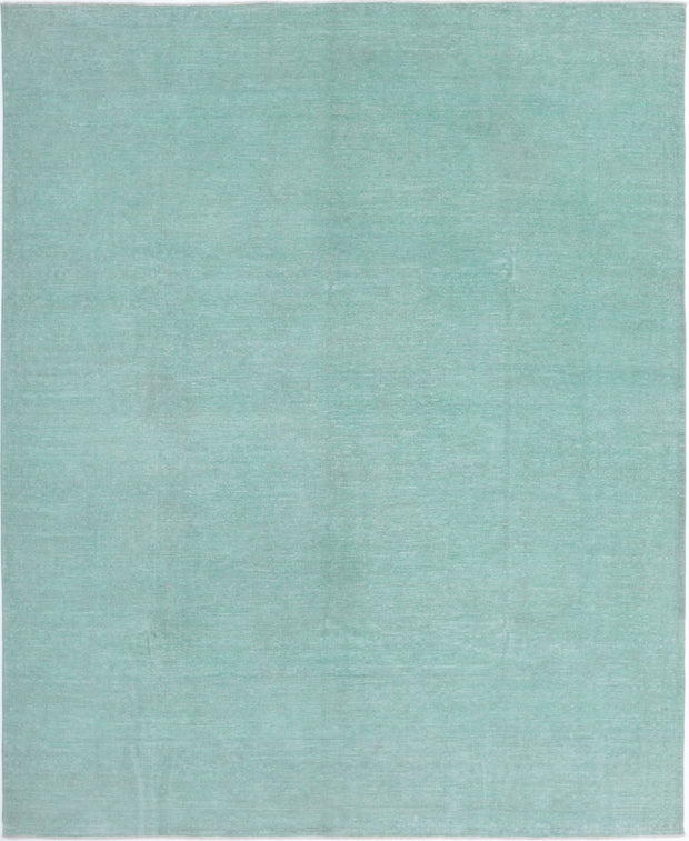 Hand Knotted Overdye Wool Rug 8' 0" x 9' 11" - No. AT55977