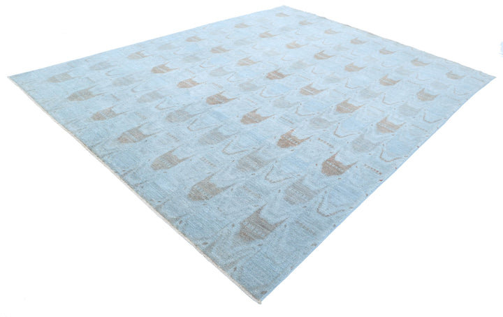 Hand Knotted Fine Overdye Wool Rug 8' 9" x 11' 1" - No. AT91422