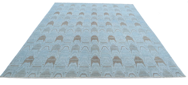 Hand Knotted Fine Overdye Wool Rug 8' 9" x 11' 1" - No. AT91422
