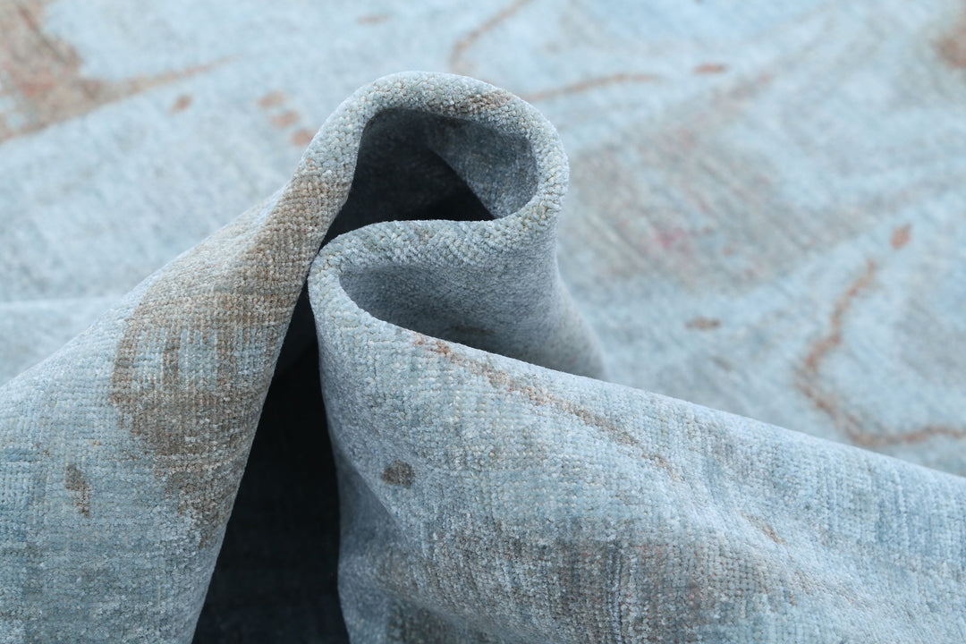 Hand Knotted Fine Overdye Wool Rug 8' 9" x 11' 1" - No. AT91422