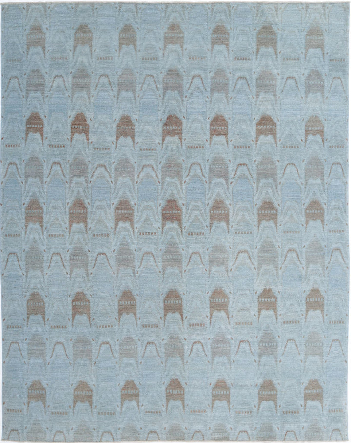 Hand Knotted Fine Overdye Wool Rug 8' 9" x 11' 1" - No. AT91422