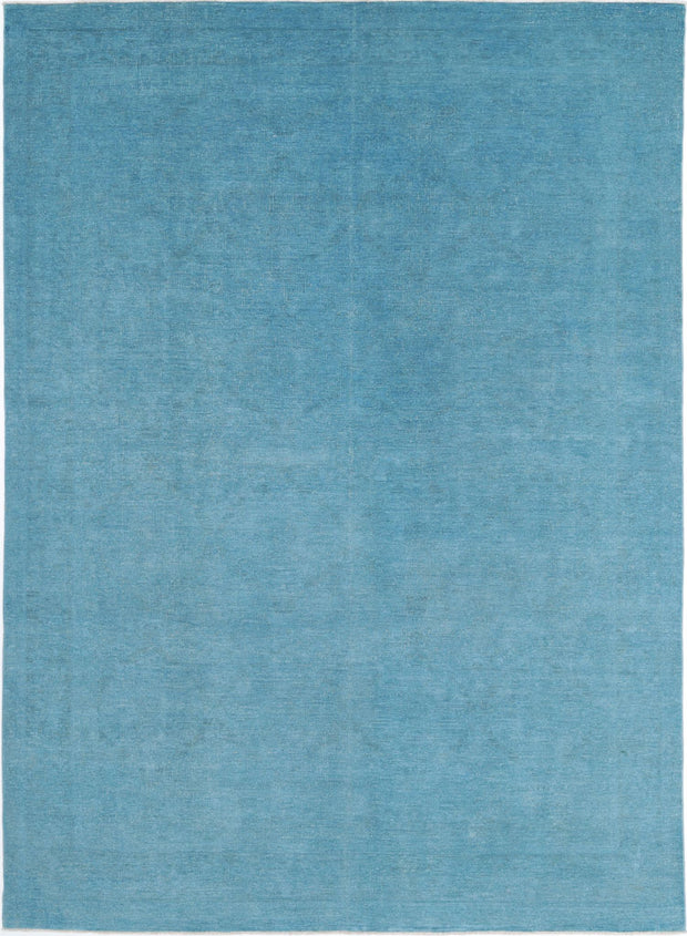 Hand Knotted Overdye Wool Rug 8' 4" x 11' 9" - No. AT89818