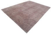 Hand Knotted Overdye Wool Rug 8' 6" x 11' 4" - No. AT58863