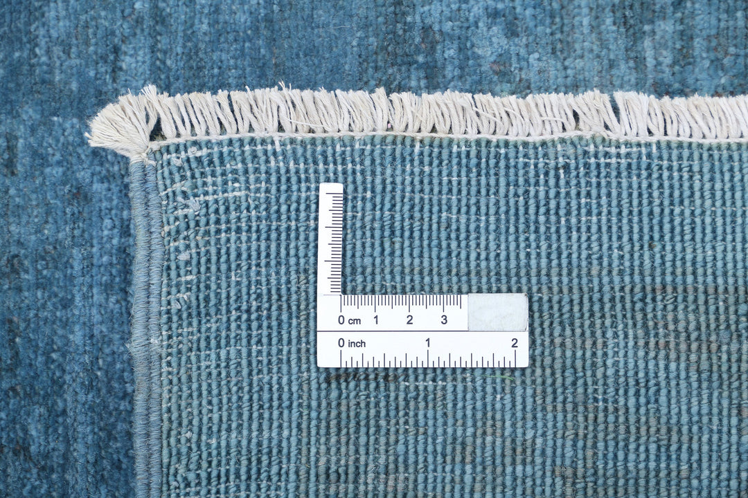 Hand Knotted Overdye Wool Rug 7' 8" x 10' 1" - No. AT72434