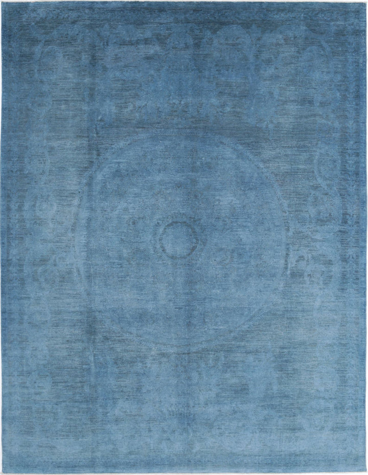 Hand Knotted Overdye Wool Rug 7' 8" x 10' 1" - No. AT72434