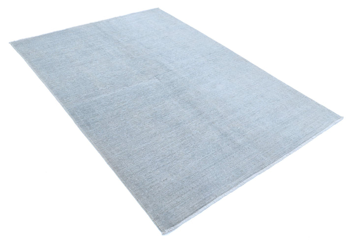 Hand Knotted Overdye Wool Rug 4' 9" x 6' 8" - No. AT32394