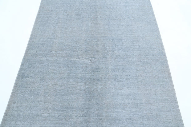 Hand Knotted Overdye Wool Rug 4' 9" x 6' 8" - No. AT32394