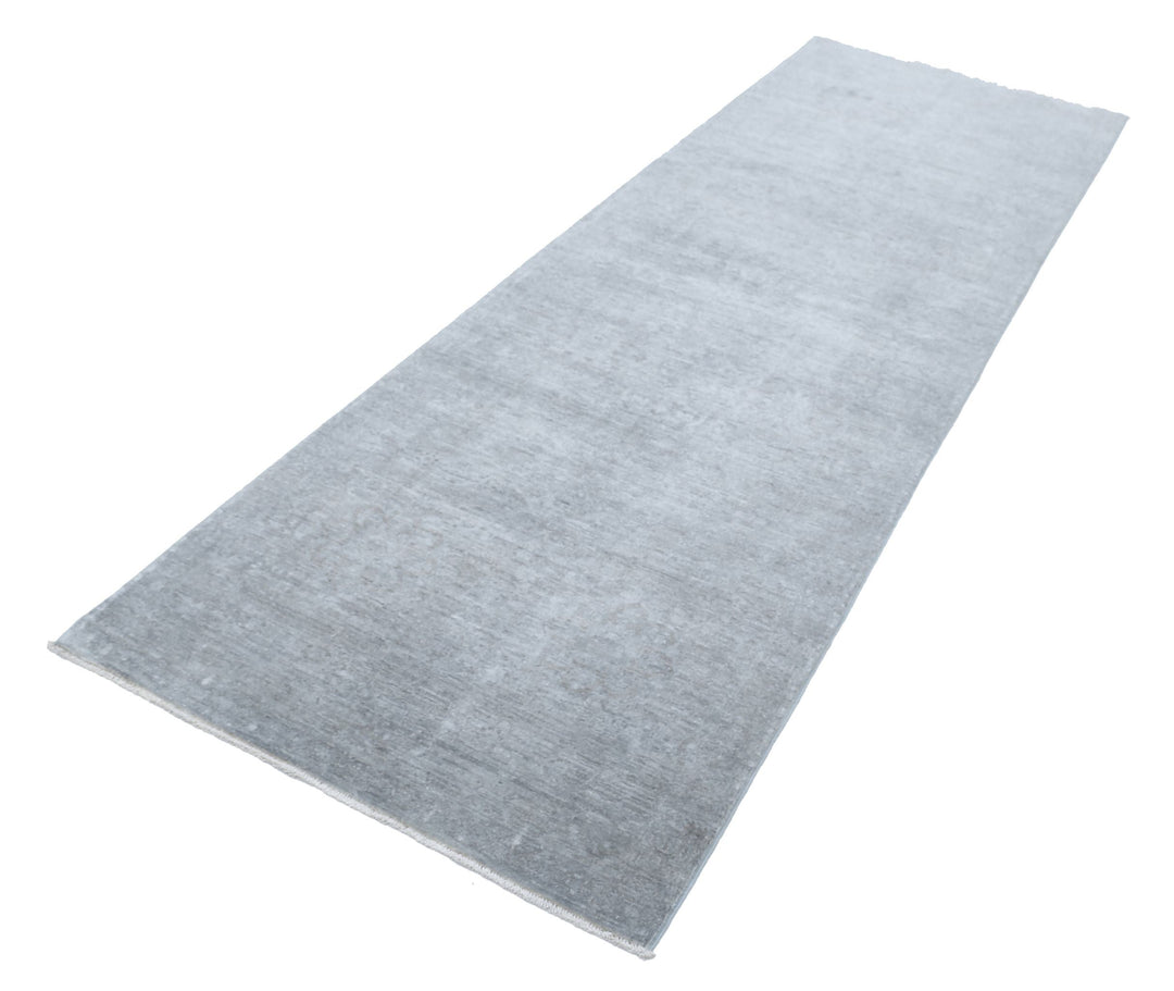 Hand Knotted Overdye Wool Rug 3' 2" x 9' 4" - No. AT46695